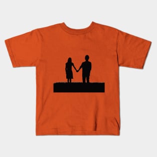 Couple holding hands Kids T-Shirt